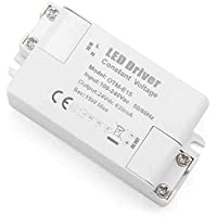 REYLAX® 1pcs 24V 15W 630mA Driver LED- Transformador de Conmutación de CA a CC- Fuente de Alimentación de Voltaje…